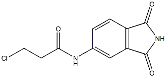 3-chloro-N-(1,3-dioxo-2,3-dihydro-1H-isoindol-5-yl)propanamide Structure