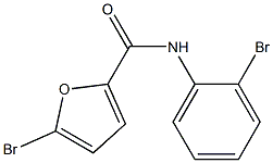 5-bromo-N-(2-bromophenyl)-2-furamide Structure