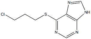 3-chloropropyl 9H-purin-6-yl sulfide Structure