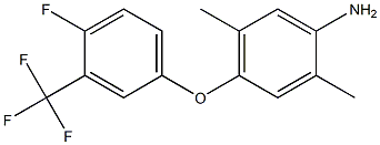 4-(4-Fluoro-3-trifluoromethyl-phenoxy)-2,5-dimethyl-phenylamine Structure