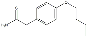 2-(4-butoxyphenyl)ethanethioamide Structure