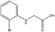 2-[(2-bromophenyl)amino]acetic acid Structure