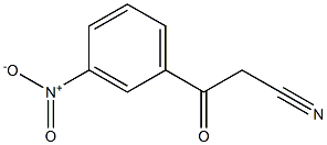 3-(3-nitrophenyl)-3-oxopropanenitrile Structure