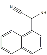 2-(methylamino)-2-(naphthalen-1-yl)acetonitrile Structure