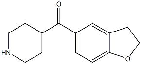 2,3-dihydro-1-benzofuran-5-yl(piperidin-4-yl)methanone Structure