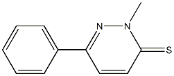 2-Methyl-6-phenylpyridazine-3(2H)-thione Structure