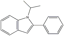 1-isopropyl-2-phenylindole Structure