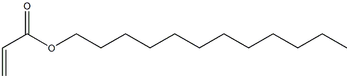 Dodecyl acrylate Structure