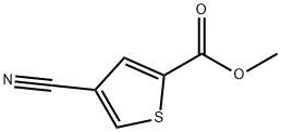 Methyl 4-cyanothiophene-2-carboxylate Structure