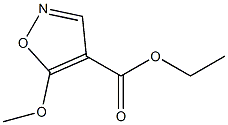 5-METHOXYISOXAZOLE-4-CARBOXYLIC ACID ETHYL ESTER Structure