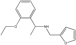 N-[1-(2-ethoxyphenyl)ethyl]-N-(2-furylmethyl)amine Structure