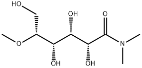 D-Gluconamide, N,N-dimethyl-5-O-methyl- Structure