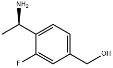 (4-[(1R)-1-AMINOETHYL]-3-FLUOROPHENYL)METHANOL Structure