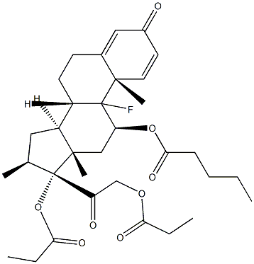 Betamethasone Valerate EP Impurity F Structure