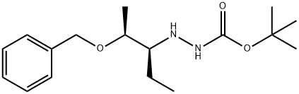 tert-Butyl 2-[(1S,2S)-2-(benzyloxy)-1-ethylpropyl]hydrazinecarboxylate Structure