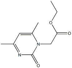 ethyl 2-(4,6-dimethyl-2-oxo-1,2-dihydropyrimidin-1-yl)acetate Structure