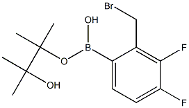 3,4-DIFLUORO-2-(BROMOMETHYL)PHENYL BORONIC ACID PINACOL ESTER Structure