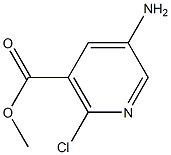 5-Amino-2-chloro-nicotinic acid methyl ester Structure