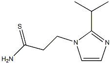 3-[2-(propan-2-yl)-1H-imidazol-1-yl]propanethioamide Structure