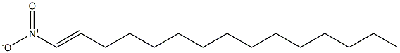 (1E)-1-Nitro-1-pentadecene Structure