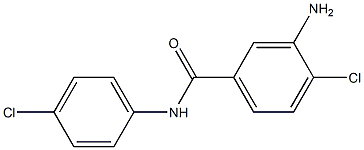 3-amino-4-chloro-N-(4-chlorophenyl)benzamide Structure