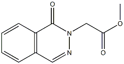 methyl 2-(1-oxo-1,2-dihydrophthalazin-2-yl)acetate Structure