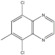 5,8-Dichloro-6-methylquinoxaline Structure