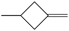 1-Methyl-3-methylenecyclobutane Structure