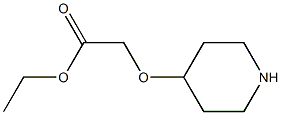 ETHYL (PIPERIDIN-4-YLOXY)ACETATE Structure