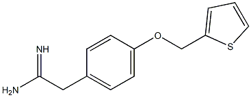 2-[4-(thien-2-ylmethoxy)phenyl]ethanimidamide Structure