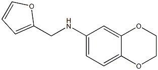 N-(furan-2-ylmethyl)-2,3-dihydro-1,4-benzodioxin-6-amine Structure