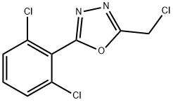 2-(chloromethyl)-5-(2,6-dichlorophenyl)-1,3,4-oxadiazole Structure