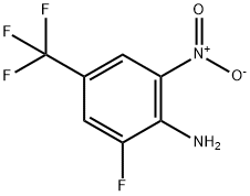 4-Amino-3-fluoro-5-nitrobenzotrifluoride Structure