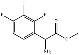 METHYL 2-AMINO-2-(2,3,4-TRIFLUOROPHENYL)ACETATE Structure