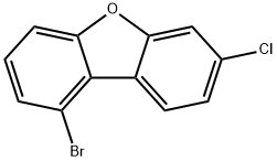 1-Bromo-7-chlorodibenzo[b,d]furan Structure