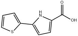 5-(thiophen-2-yl)-1H-pyrrole-2-carboxylic acid Structure