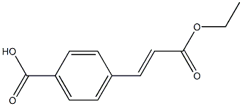 4-[(1E)-3-ETHOXY-3-OXOPROP-1-EN-1-YL]BENZOIC ACID Structure