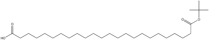 tetracosandioic acid mono-t-butyl ester Structure