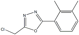 2-(chloromethyl)-5-(2,3-dimethylphenyl)-1,3,4-oxadiazole Structure