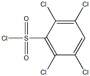 2,3,5,6-tetrachlorobenzene-1-sulfonyl chloride Structure