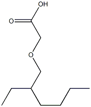 2-[(2-ethylhexyl)oxy]acetic acid Structure