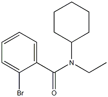 2-bromo-N-cyclohexyl-N-ethylbenzamide Structure