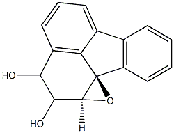 ANTI-TRANS-2,3-DIHYDROXY-1,10B-EPOXY-10B,1,2,3-TETRAHYDROFLUORANTHENE Structure