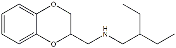 (2,3-dihydro-1,4-benzodioxin-2-ylmethyl)(2-ethylbutyl)amine Structure