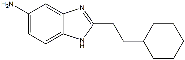 2-(2-cyclohexylethyl)-1H-1,3-benzodiazol-5-amine Structure