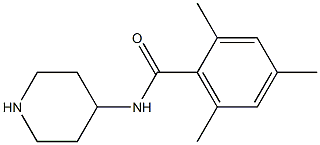 2,4,6-trimethyl-N-(piperidin-4-yl)benzamide Structure