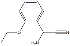 amino(2-ethoxyphenyl)acetonitrile Structure