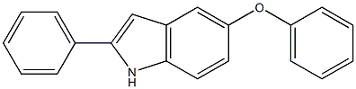 5-phenoxy-2-phenylindole Structure