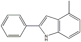 4-methyl-2-phenylindole Structure