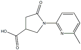 1-(6-methylpyridin-2-yl)-5-oxopyrrolidine-3-carboxylic acid Structure